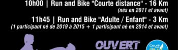 affiche run and bike 2025